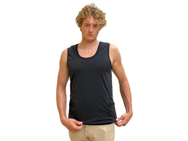 Glovii GV2M, Heated vest, Skigåing, Snowboarding, Unisex, Sort, Alle (tider), czerwony