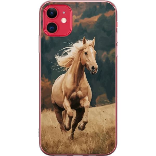 Apple iPhone 11 Gennemsigtig cover Løbende Hest