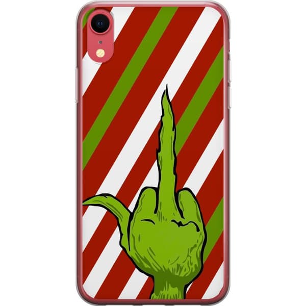 Apple iPhone XR Genomskinligt Skal Grinch