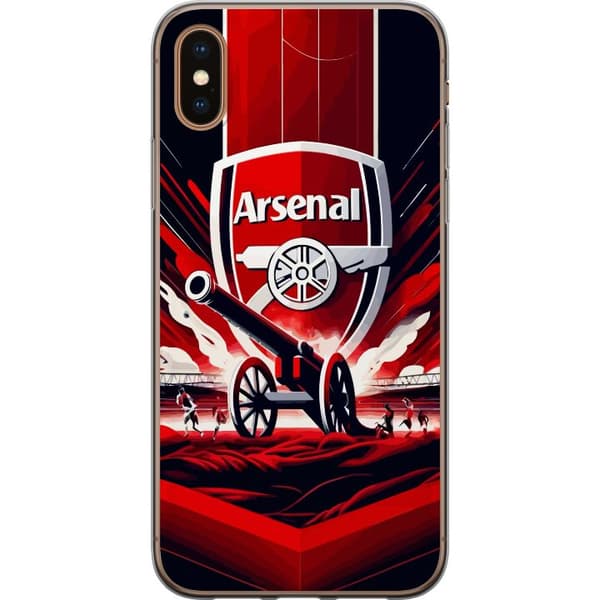 Apple iPhone XS Max Genomskinligt Skal Arsenal