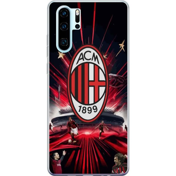Huawei P30 Pro Genomskinligt Skal AC Milan