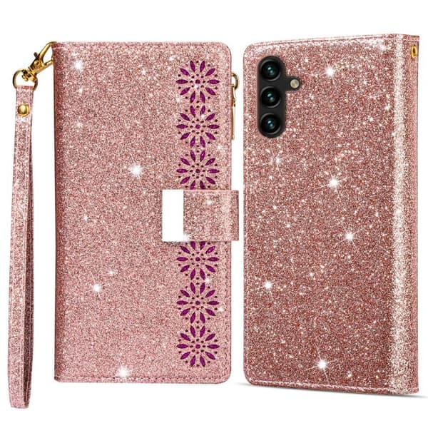 Til Samsung Galaxy A16 5G / A16 4G Taske Starry Sky - Rose Gold