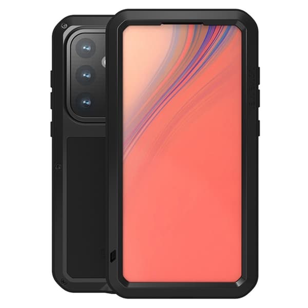 Samsung Galaxy S24 FE Case Armor suojakotelo Kuori + karkaistu lasi metalli + silikoni