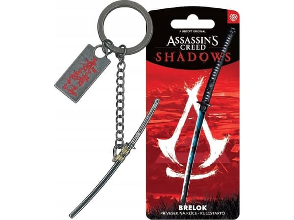 Cenega Assassin's Creed Shadows Naoe Katana nøkkelring, samlefigur, videospill