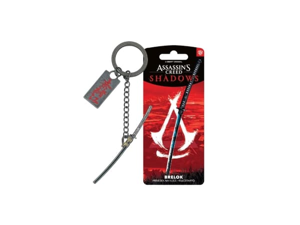 Cenega Assassin's Creed Shadows Naoe Katana nøkkelring, samlefigur, videospill