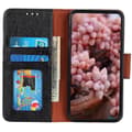 Miniatyrbild 7 av 7: Till Samsung Galaxy A16  Plånboksfodral Textured Split - Svart