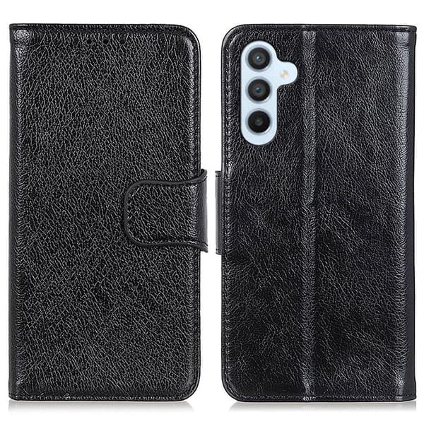 Textured Split Leather Wallet Case Samsung Galaxy A73 5G
