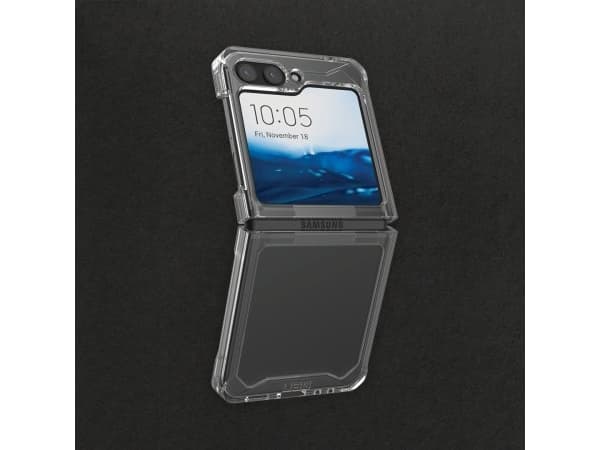 Urban Armor Gear Plyo, Suojus, Samsung, Galaxy Flip 5, 17 cm (6.7"), Läpinäkyvä