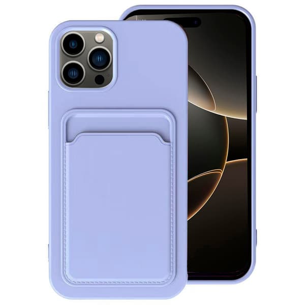 iPhone 16 Pro - Genomtänkt Floveme Skal med Korthållare