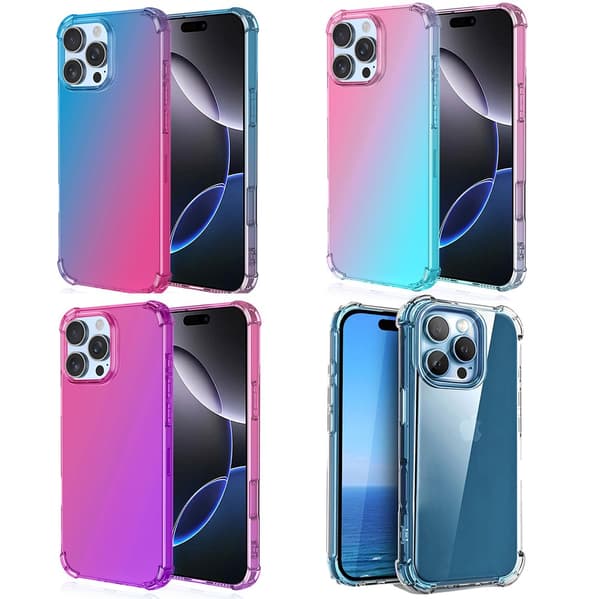 iPhone 16 Pro Max - Stilrent Skyddande Gradient Silikonskal