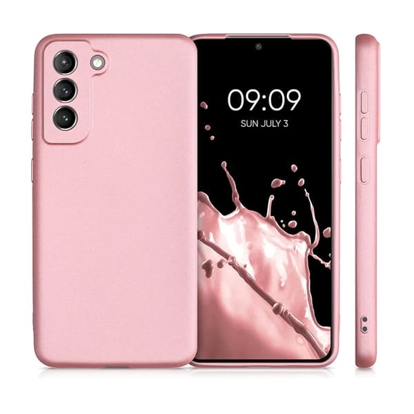 Galaxy A55 5G Mobilskal Metallic - Rosa