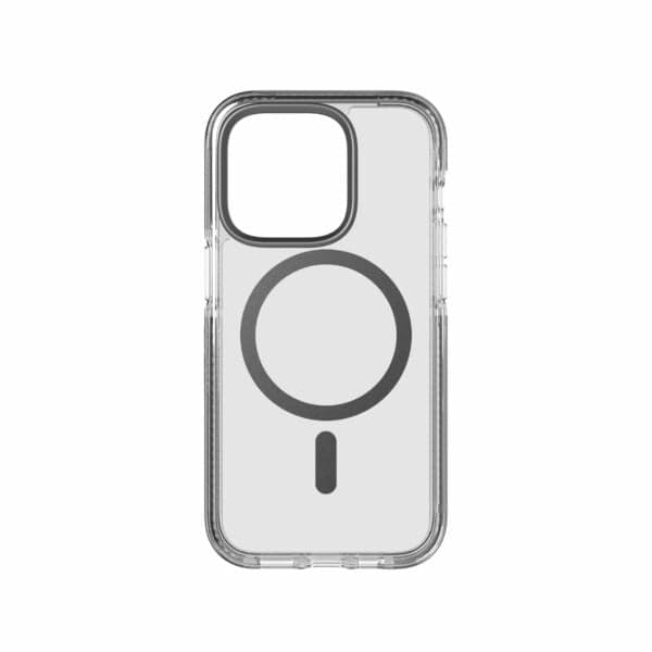 Tech21 Evo Crystal MagSafe iPhone 14 Pro Cover - Klar / Graphite Black