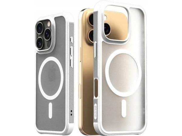 Dėklas Araree etui Duple M Armor iPhone 16 Pro 6.3" balta/baltas AR20-02111B