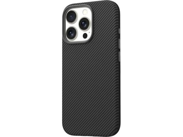 Fodral Araree etui Pellis Carbon iPhone 16 Pro 6,3" svart/svart AR20-02125B