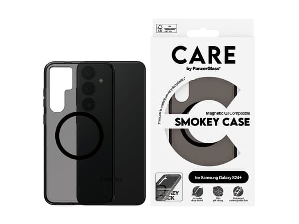 CARE by PanzerGlass Urban Combat - Baksidesskydd för mobiltelefon - MagSafe-kompatibilitet - 100 % återvunnet polykarbonat, 100 % återvunnet termopla