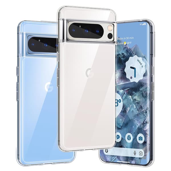 Smart Stilrent Ultra Tunt Skyddsskal i Silikon till Google Pixel 8 Pro