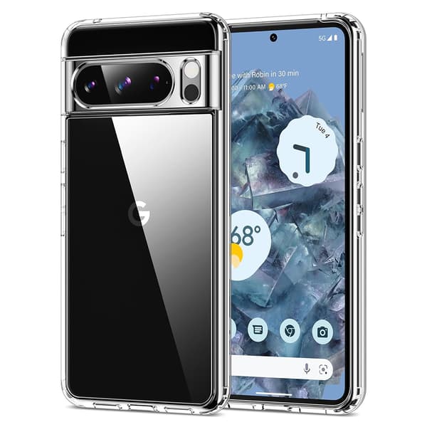 Smart Stilrent Ultra Tunt Skyddsskal i Silikon till Google Pixel 8 Pro