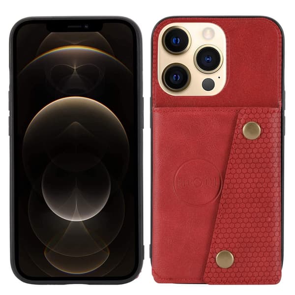 Ett Skal som Gör Mer - FLOVEME Retro Plånboksskal för iPhone 16 Pro Max