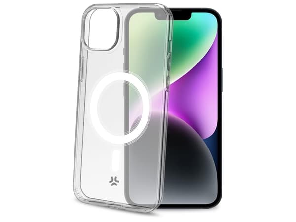 Gelskinmag TPU Cover MagSafe-kompatibelt iPhone 15 Transparent