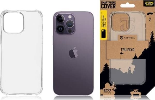 Tactical Tactical TPU Plyo Cover for Apple iPhone 14 Pro Max Transparent standard
