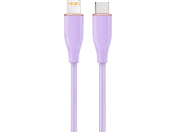 Cablexpert Premium - Lightning-kabel - 24 pin USB-C hann til Lightning hann - 1.5 m - fiolett - data & charge, formstøpt