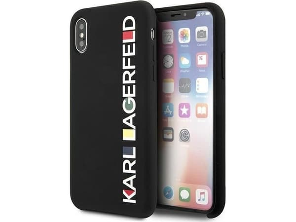 Karl Lagerfeld Etui Karl Lagerfeld KLHCPXBHWHBK Apple iPhone XS/X hardcase czarny/black Glossy Bauhaus