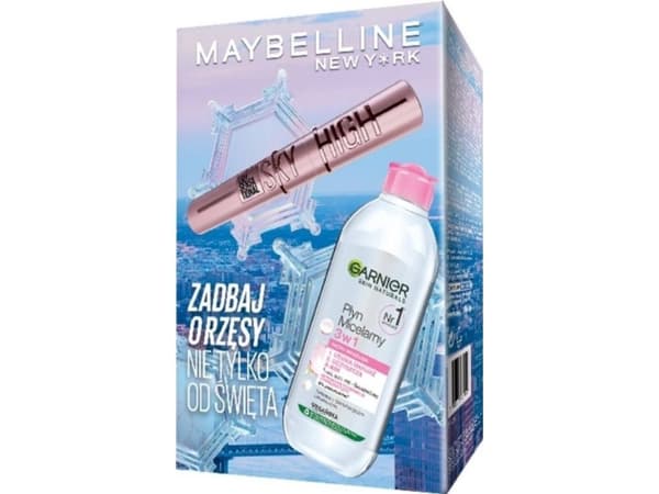 Maybelline lahja: SkyHigh ripsiväri + micellar neste 40