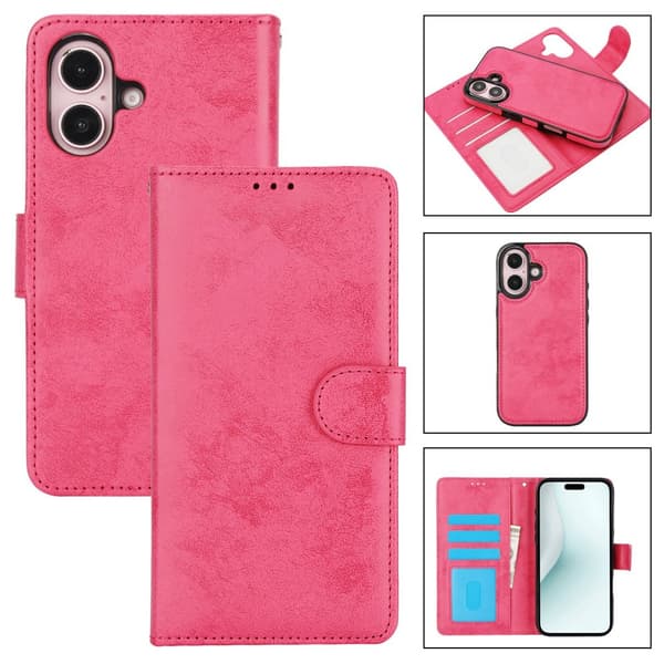Din nya vardagsfavorit: iPhone 16-fodral med kortförvaring Rosa Rosa
