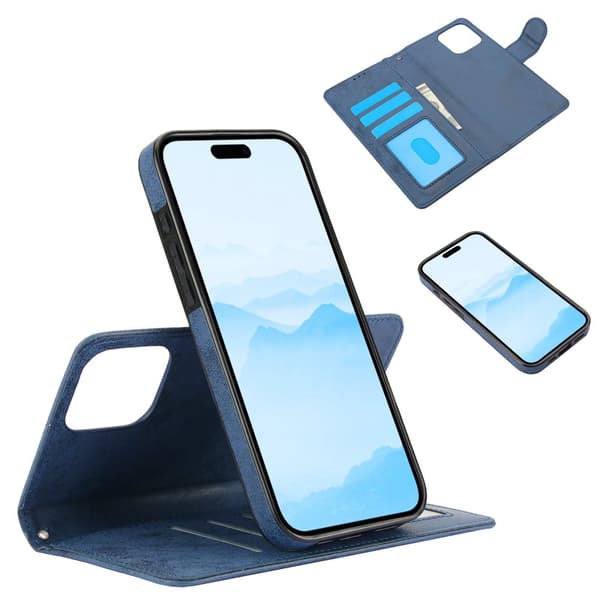 iPhone 16 Pro Max - Elegant skydd och praktisk förvaring med 3-kortfack