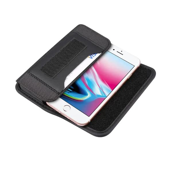 Universal Mobilficka med Bältesfäste - Passar Huawei, iPhone och Samsung!