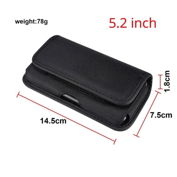 Universal Mobilficka med Bältesfäste - Passar Huawei, iPhone och Samsung!