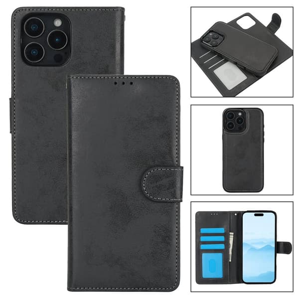 Funktion möter lyx - Plånboksfodral för iPhone 16 Pro
