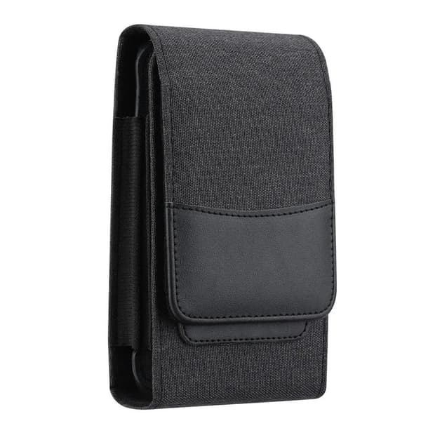 Nylon Midjeväska med Bältesklämma - Perfekt för iPhone & Samsung!