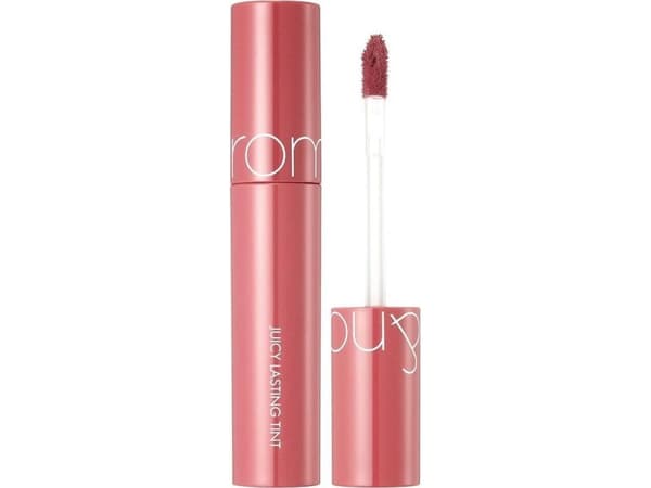 ROM&amp;ND_Juicy Lasting Tint høypigmentert lipgloss 09 Litchi Coral 5,5g