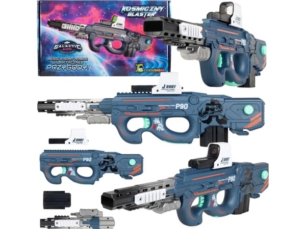 Ciuciubabka Space Gun Oppladbare Blaster Foam Discs Synsbriller