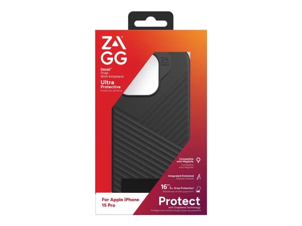 ZAGG Denali Snap KS iP15 Pro Black EN/FR