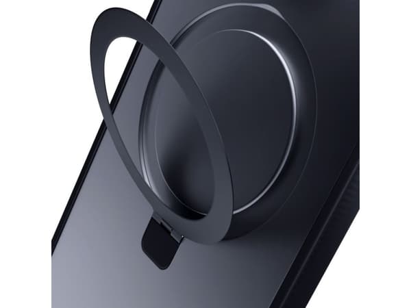 3MK Smoke Case Mag&Stand, Etui, Apple, iPhone 16 Pro Max, 17,5 cm (6.9"), Sort
