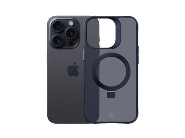 3MK Smoke Case Mag&Stand, Etui, Apple, iPhone 16 Pro Max, 17,5 cm (6.9"), Sort