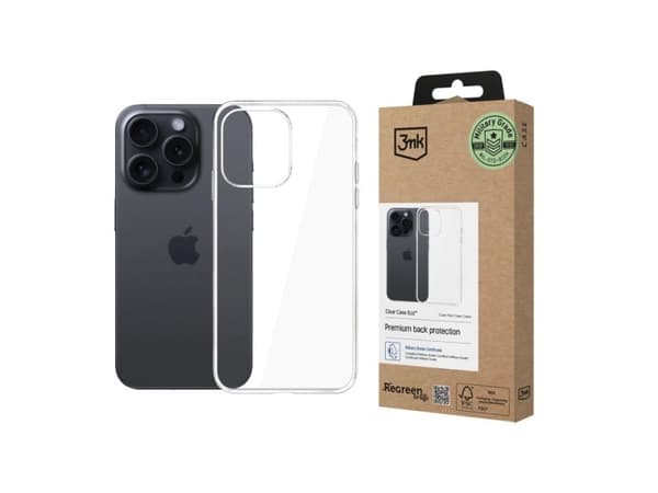 3MK Clear Case Eco, Omslag, Apple, Iphone 16 Pro, 16 cm (6.3"), Transparent