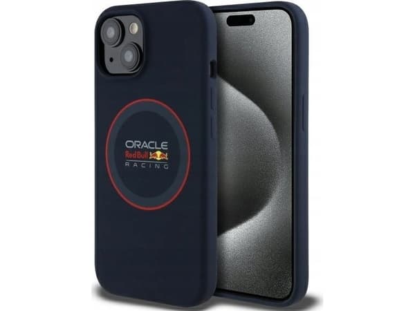 Red Bull Red Bull Red Bull Red Bull Silikoni Red Ring MagSafe Apple iPhone 15 puhelimen kotelo Sininen