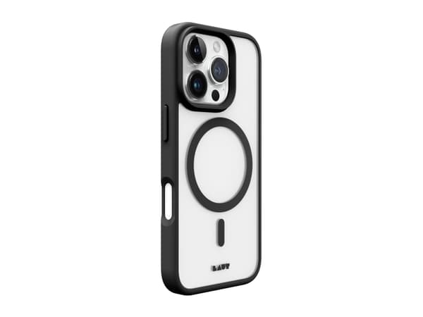 LAUT HUEX PROTECT case for iPhone 16 Series, Cover, Apple, iPhone 16 Pro Max, 17 cm (6.7"), Translucent, Black
