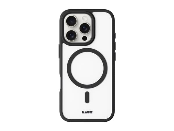 LAUT HUEX PROTECT case for iPhone 16 Series, Cover, Apple, iPhone 16 Pro Max, 17 cm (6.7"), Translucent, Black