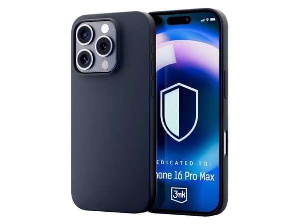 3MK Hardy Silicone MagCase, Omslag, Apple, iPhone 16 Pro Max, 17,5 cm (6.9"), grafit