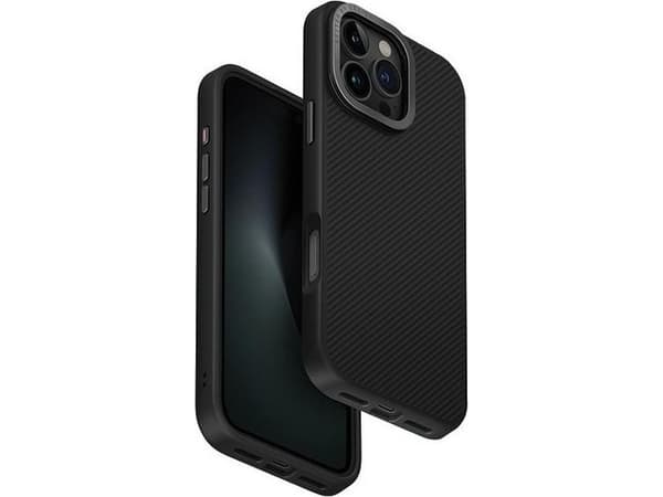 Uniq UNIQ etui Keva Max iPhone 16 Pro Max 6.9" Magclick Charging czarny/carbon black