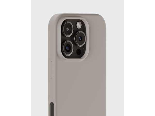 HoldIt silikoni, kansi, Apple, iPhone 16 Pro, 16 cm (6,3"), harmaanruskea