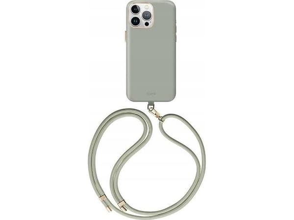 " Uniq Coehl Creme Apple iPhone 15 Pro Magsafe Combo Case, Sage / tummanvihreä