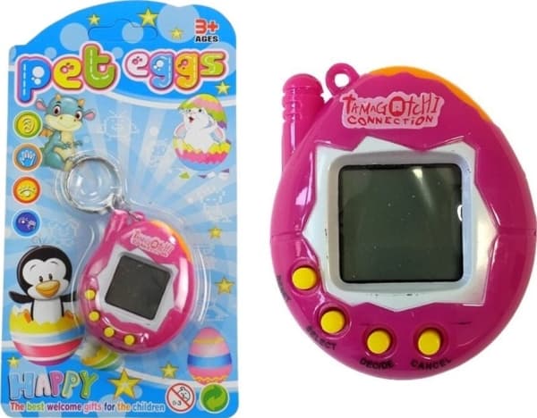 LeanToys Elektroniskt Tamagotchi Pink Husdjursspel