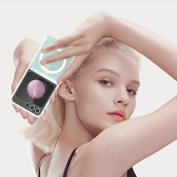 Praktiskt & Skyddande Mag-Safe Skal för Samsung Galaxy Z Flip 6