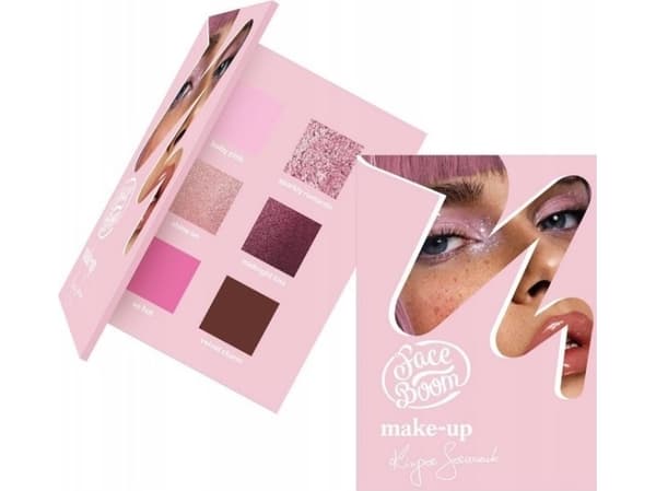 FACE BOOM_Paleta øyenskygge Pink Power Girl 9g