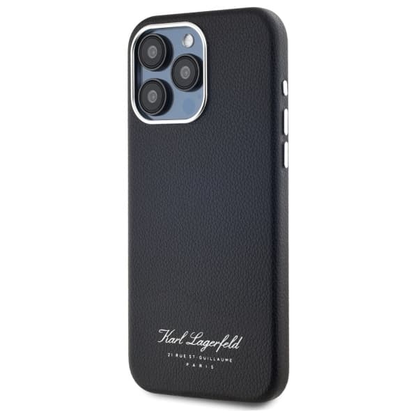 Karl Lagerfeld iPhone 15 Pro Max Mobilskal Hotel RSG - Svart
